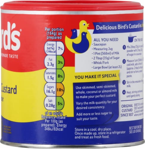 Bird's Custard Powder Perspective: right