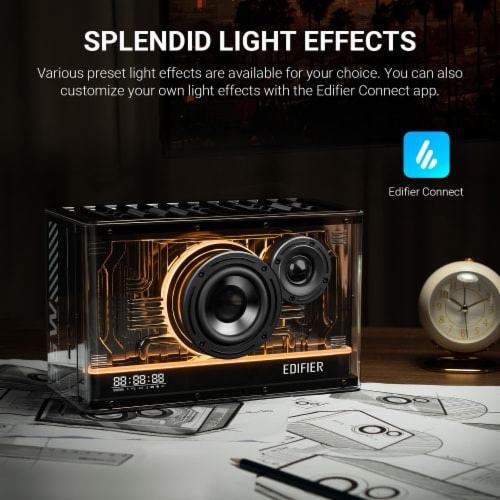 Edifier QD35 Tabletop Bluetooth Speaker, Black, 1 unit Pay Less Super