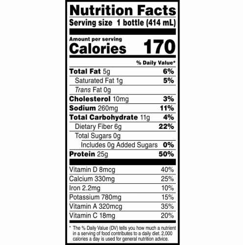 Muscle Milk® Pro Series Zero Sugar Non-Dairy Chocolate Protein Shake Perspective: right