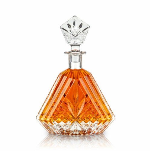 Viski® Irish Cut Whiskey Decanter Perspective: right