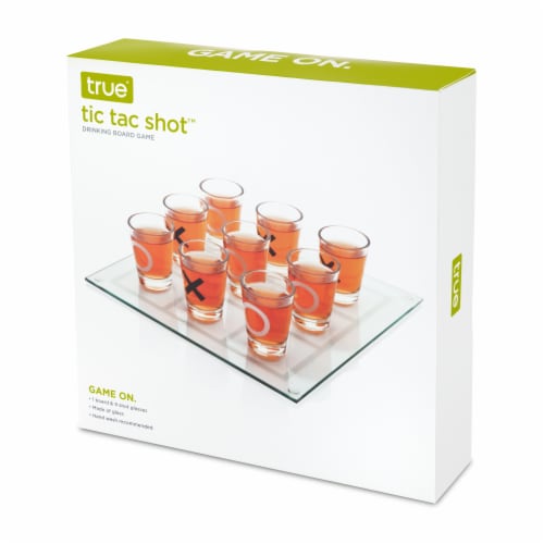 Tic Tac Shot™ Drinking Board Game Perspective: right