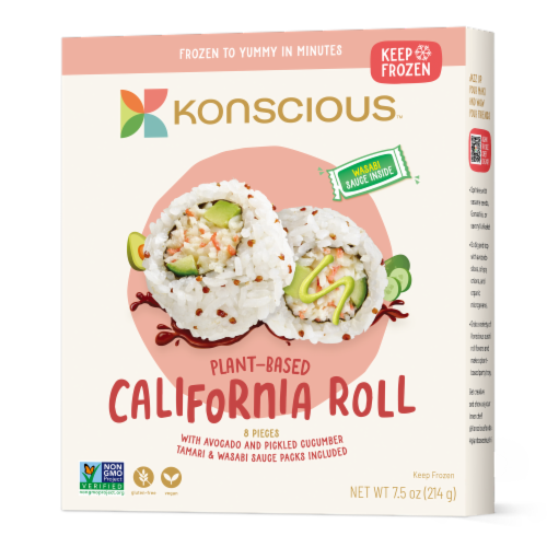 Konscious™ Plant Based California Roll Perspective: right