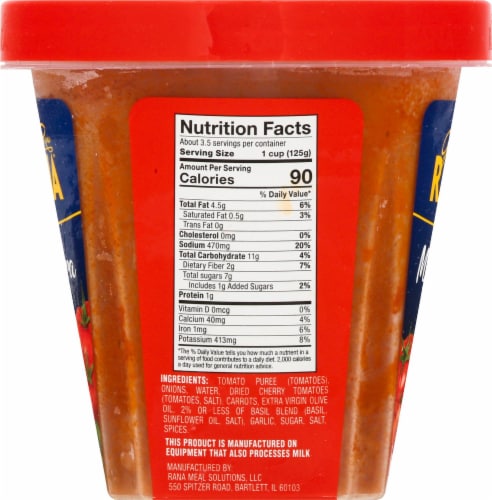 Rana Marinara Sauce Perspective: right