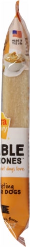 Ultra Chewy® Peanut Butter Flavored Double Treat Bone™ Perspective: right