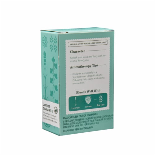 ScentSationals Contemporary Decorative Eucalyptus Aromatherapy Essential Oil, 15ml Perspective: right