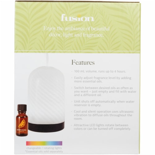Fusion™  Rippled Glass Diffuser Perspective: right