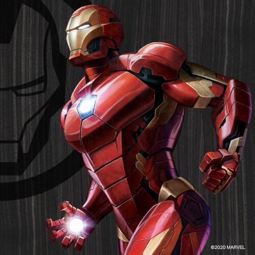 Every Man Jack Mens Deodorant Stick Marvel Iron Man Crimson Oak Aluminum-Free Perspective: right