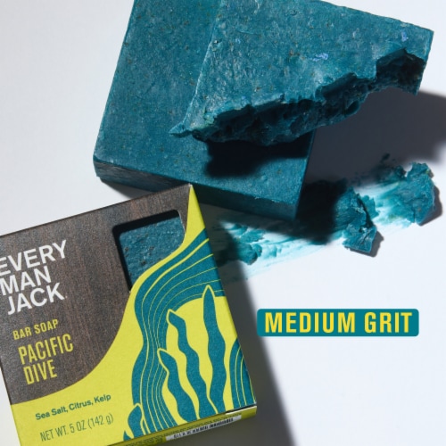 Every Man Jack Mens Cold Plunge Bar Soap, Pacific Dive Perspective: right