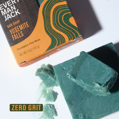 Every Man Jack Mens Cold Plunge Bar Soap, Yosemite Falls Perspective: right