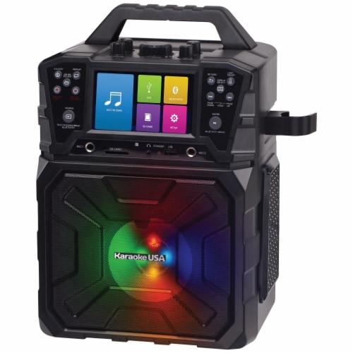 Karaoke USA SD520 MP3 Portable Karaoke System - Black Perspective: right