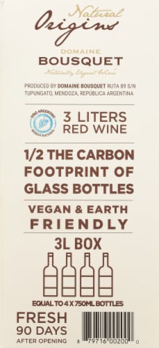 Natural Origins Organic Malbec Perspective: right