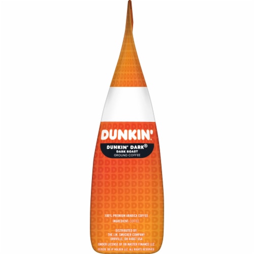 Dunkin'® Dark Ground Coffee Perspective: right
