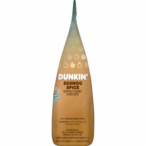 Dunkin'® Eggnog Spice Ground Coffee Perspective: right