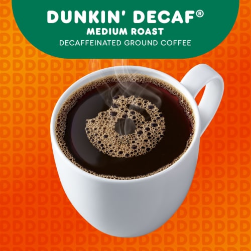 Dunkin’ Decaf Coffee, Medium Roast, Keurig K-Cup Pods Perspective: right