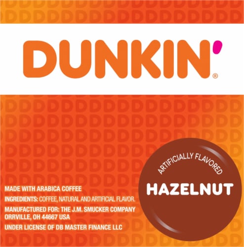 Dunkin'® Hazelnut K-Cup® Coffee Pods Perspective: right