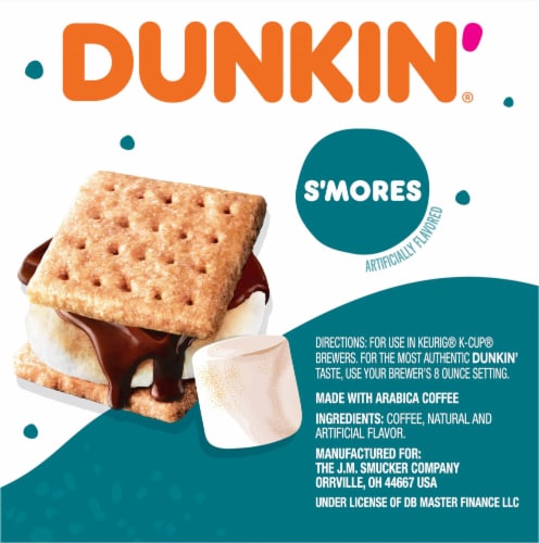 Dunkin'® S'mores K-Cup® Coffee Pods Perspective: right