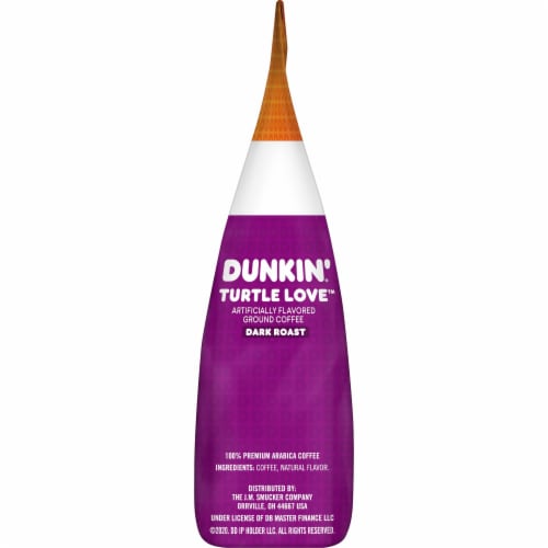 Dunkin'® Turtle Love™ Dark Roast Ground Coffee Perspective: right