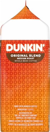 Dunkin' Original Whole Bean Coffee Perspective: right