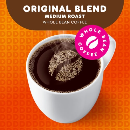 Dunkin’ Original Blend Whole Bean Coffee, Medium Roast Perspective: right