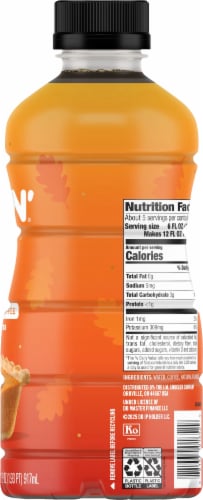 Dunkin'® Pumpkin Spice Flavored Cold Brew Coffee Concentrate Perspective: right