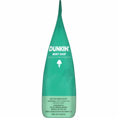 Dunkin'® Mint Chip Ground Coffee Bag Perspective: right