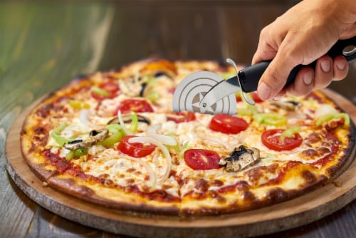 Marvel's Captain America Shield Pizza Cutter Perspective: right