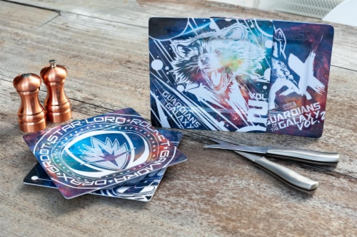 Guardians of the Galaxy Vol. 2 4-Pack 8 Plastic Plates Perspective: right