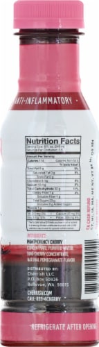 Cherrish Your Health All Natural Cherry Pomegranate Juice Perspective: right
