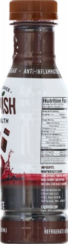 Cherrish Your Health Cherry Chocolate Juice Perspective: right