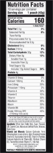 Better Oats Classic Maple & Brown Sugar Instant Oatmeal Perspective: right