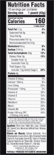Better Oats Classic Maple & Brown Sugar Instant Oatmeal Perspective: right