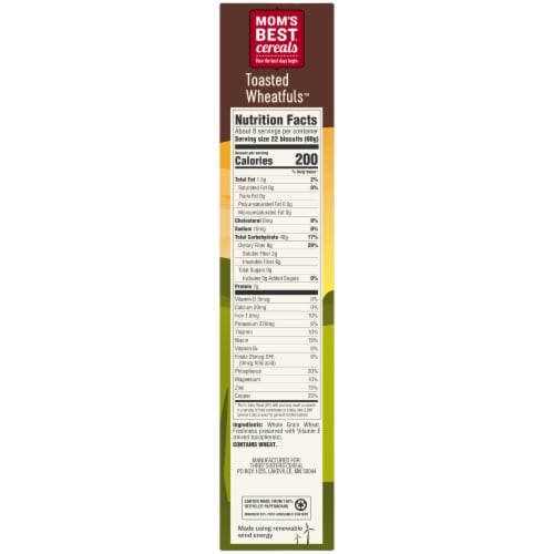 Mom's Best® Toasted Wheatfuls Cereal Perspective: right