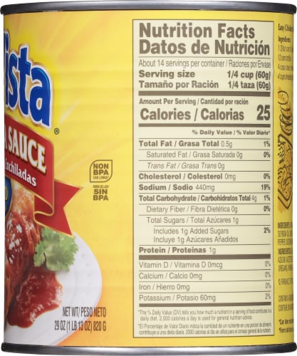 Sun Vista® Mild Red Enchilada Sauce Perspective: right