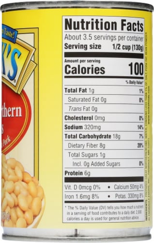 Luck's® Great Northern Beans Seasoned with Pork Perspective: right