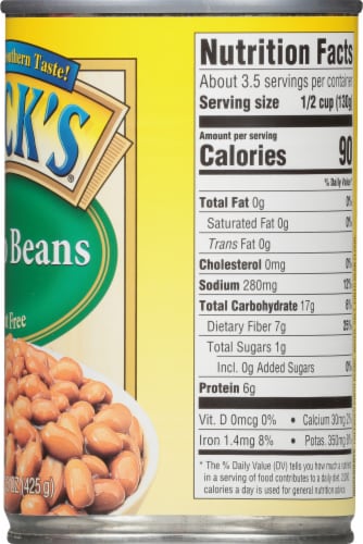 Luck's Fat Free Pinto Beans Perspective: right