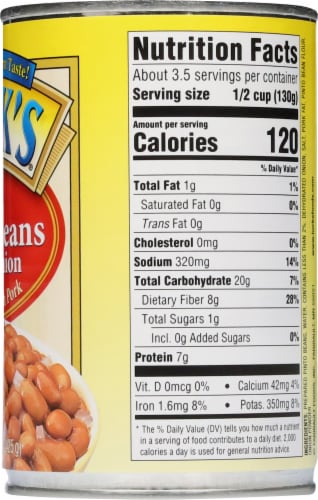 Luck's® Pinto Beans with Onions Seasoned with Pork Perspective: right