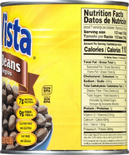 Sun Vista® Black Beans Perspective: right