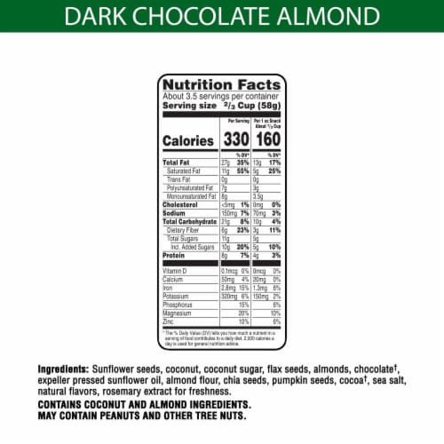 Bear Naked® Dark Chocolate Almond Granola Perspective: right