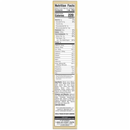 Post® Honey Bunches of Oats® Whole Grain Honey Crunch Cereal Perspective: right