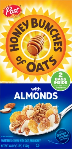 Post® Honey Bunches of Oats with Almonds Cereal Perspective: right