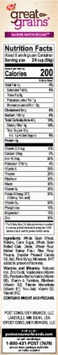 Post® Great Grains® Raisins Dates & Pecans Cereal Perspective: right