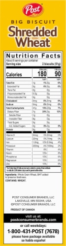 Post® Big Biscuit Shredded Wheat Cereal Perspective: right