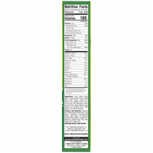 Honey Bunches of Oats Pecan & Maple Brown Sugar Perspective: right
