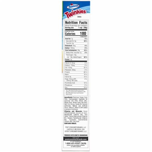 Post Hostess Twinkies Cereal Perspective: right