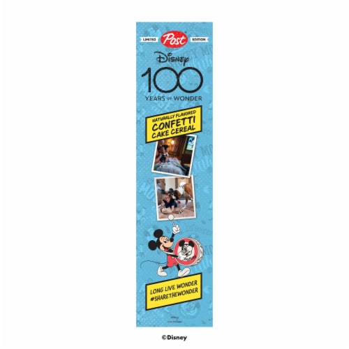 Post® Mickey Mouse Club Confetti Cake Cereal Perspective: right