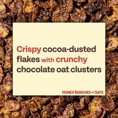 Post Honey Bunches of Oat Chocolate Breakfast Cereal Perspective: right