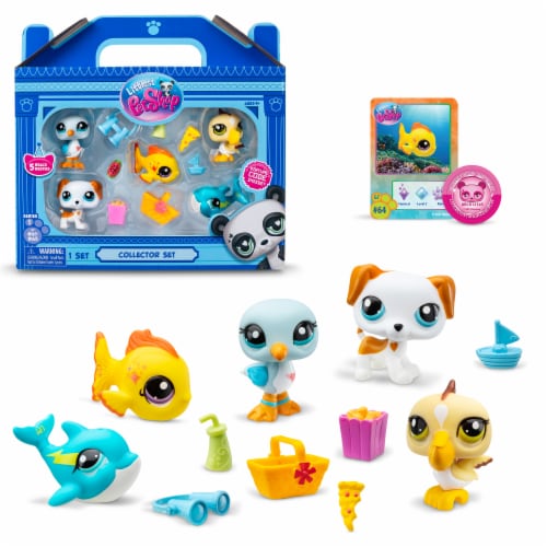 Littlest Pet Shop® Beach Besties Collector Set Perspective: right