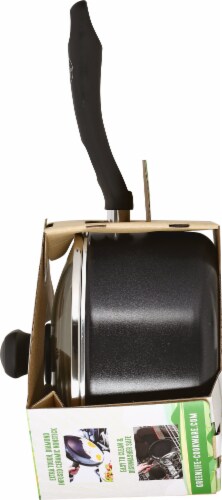 GreenLife Diamond Ceramic Non-Stick Sauce Pan - Black Perspective: right