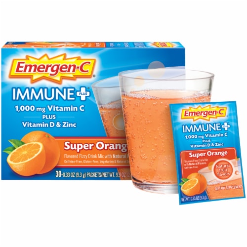 Emergen-C Immune+ Vitamin C Powder Perspective: right