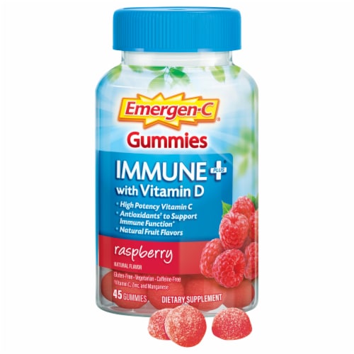 Emergen-C Immune+ Gummies Perspective: right